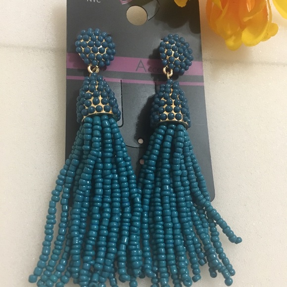Beaded Tassel Earrings - Picture 5 of 5